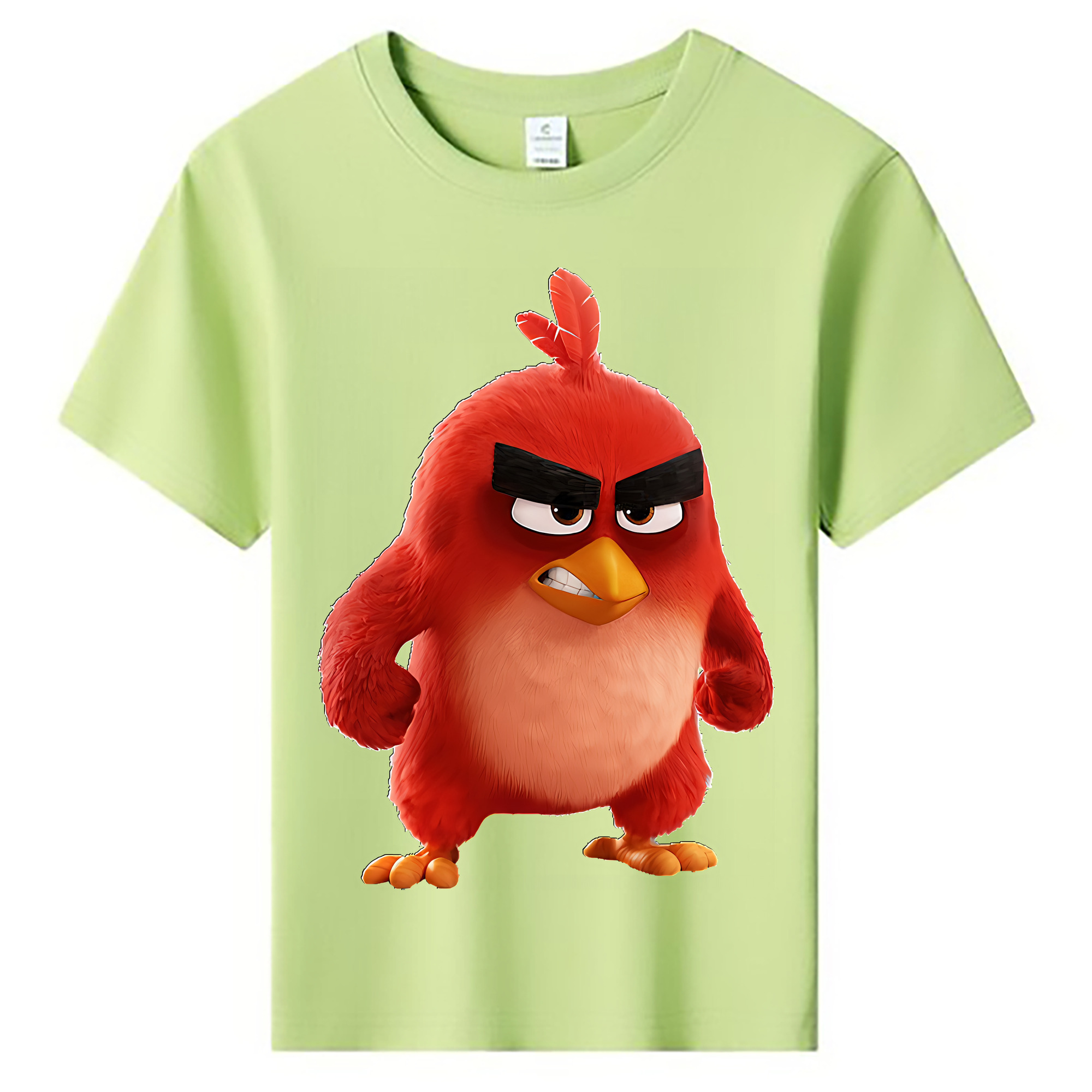 （画像用） Angry Birds アングリーバード 綿100％キッズTシャツ（フロントプリント）